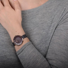 Obaku Sand Walnut Quartz Women's Watch -  V185LXVNMN