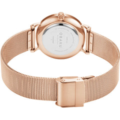 Obaku Vest Azure Quartz MOP Women's Watch - V186LXVLMV