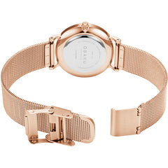 Obaku Vest Azure Quartz MOP Women's Watch - V186LXVLMV