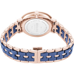 Obaku Vest Sunset Quartz MOP Women's Watch - V186LXVLSL