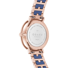 Obaku Vest Sunset Quartz MOP Women's Watch - V186LXVLSL