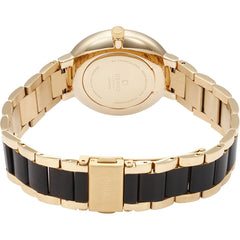 Obaku Glad Blackgold Quartz MOP Women's Watch - V189LXGBSB