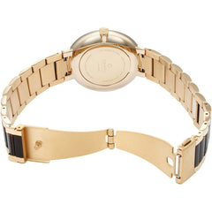 Obaku Glad Blackgold Quartz MOP Women's Watch - V189LXGBSB