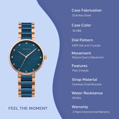 Obaku Glad Sunset Quartz Women's Watch -  V189LXVLSL
