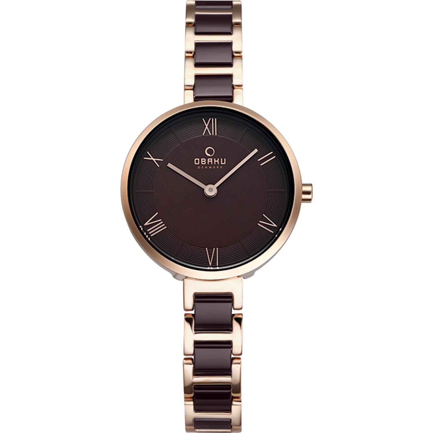 Obaku Vand Coffee Quartz Women's Watch -  V195LXVNSN