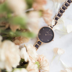 Obaku Vand Coffee Quartz Women's Watch -  V195LXVNSN