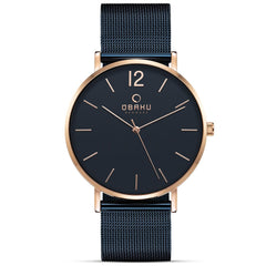 Obaku Mark Ocean Quartz Men's Watch -  V197GXVLML