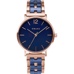 Obaku Mark Lille Sunset Quartz Women's Watch - V197LXVLSL
