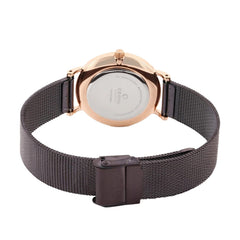 Obaku Mark Lille Walnut Quartz Women's Watch -  V197LXVNMN