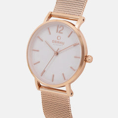 Obaku Mark Lille Rose Quartz Women's Watch -  V197LXVWMV