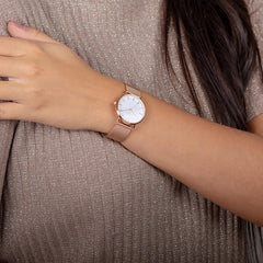 Obaku Mark Lille Rose Quartz Women's Watch -  V197LXVWMV