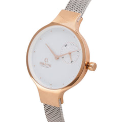 Obaku Eng Rose-Bi Quartz Women's Watch - V201LDVWMC