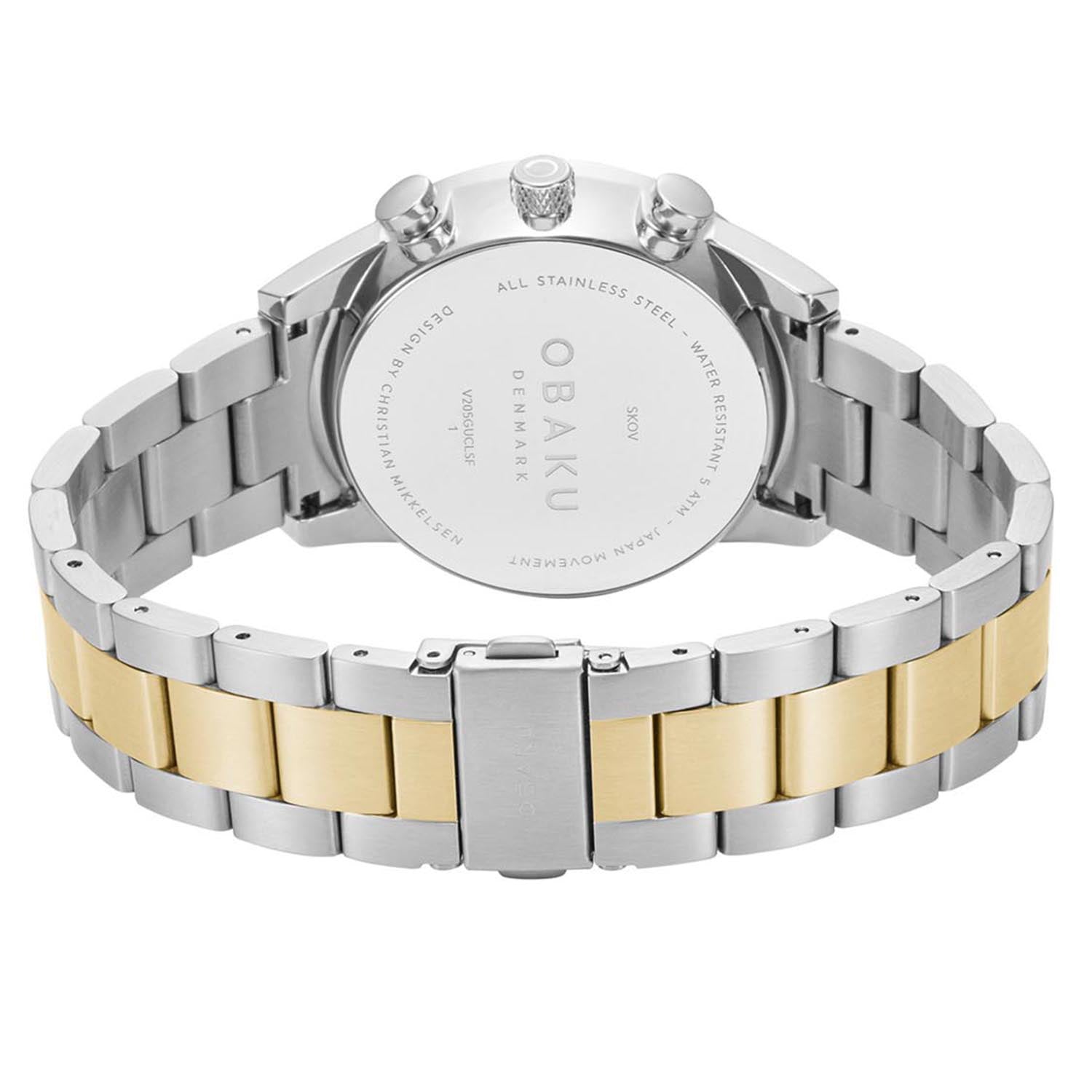 Obaku Skov Chronograph Men's Watch -  V205GUCLSF