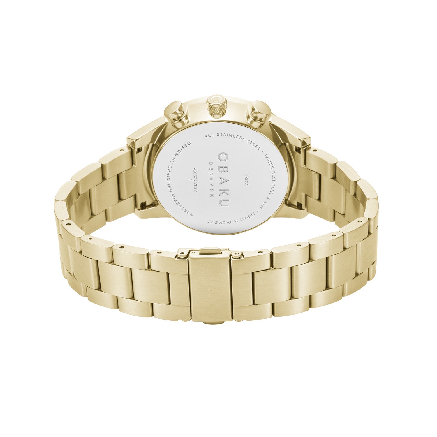 Obaku Skov Chronograph Men's Watch -  V205GUGESG