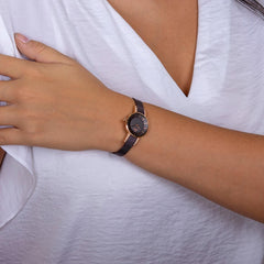 Obaku Lykke Walnut Quartz Women's Watch - V207LEVNMN