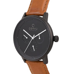 Obaku Venlig Tan Multifunction Men's Watch - V208GMBBRZ