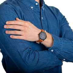 Obaku Venlig Tan Multifunction Men's Watch - V208GMBBRZ