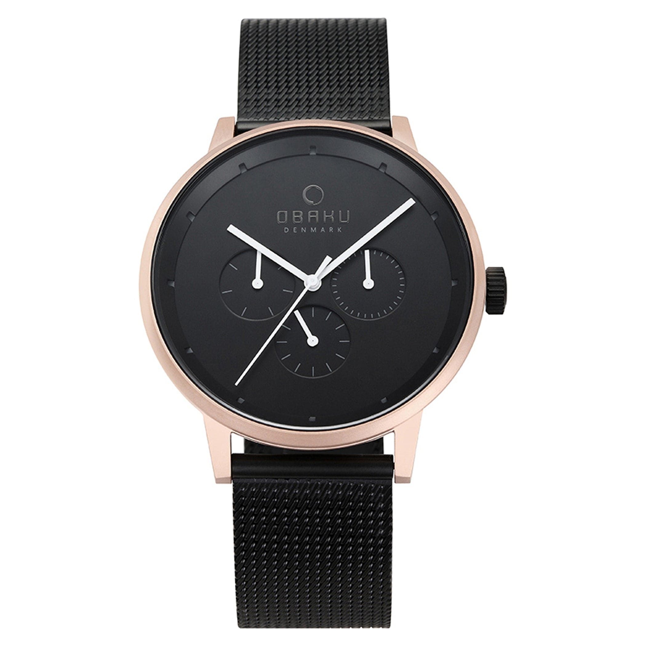 Obaku Venlig Night Multifunction Men's Watch - V208GMVBMB