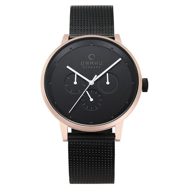 Obaku Venlig Night Multifunction Men's Watch - V208GMVBMB