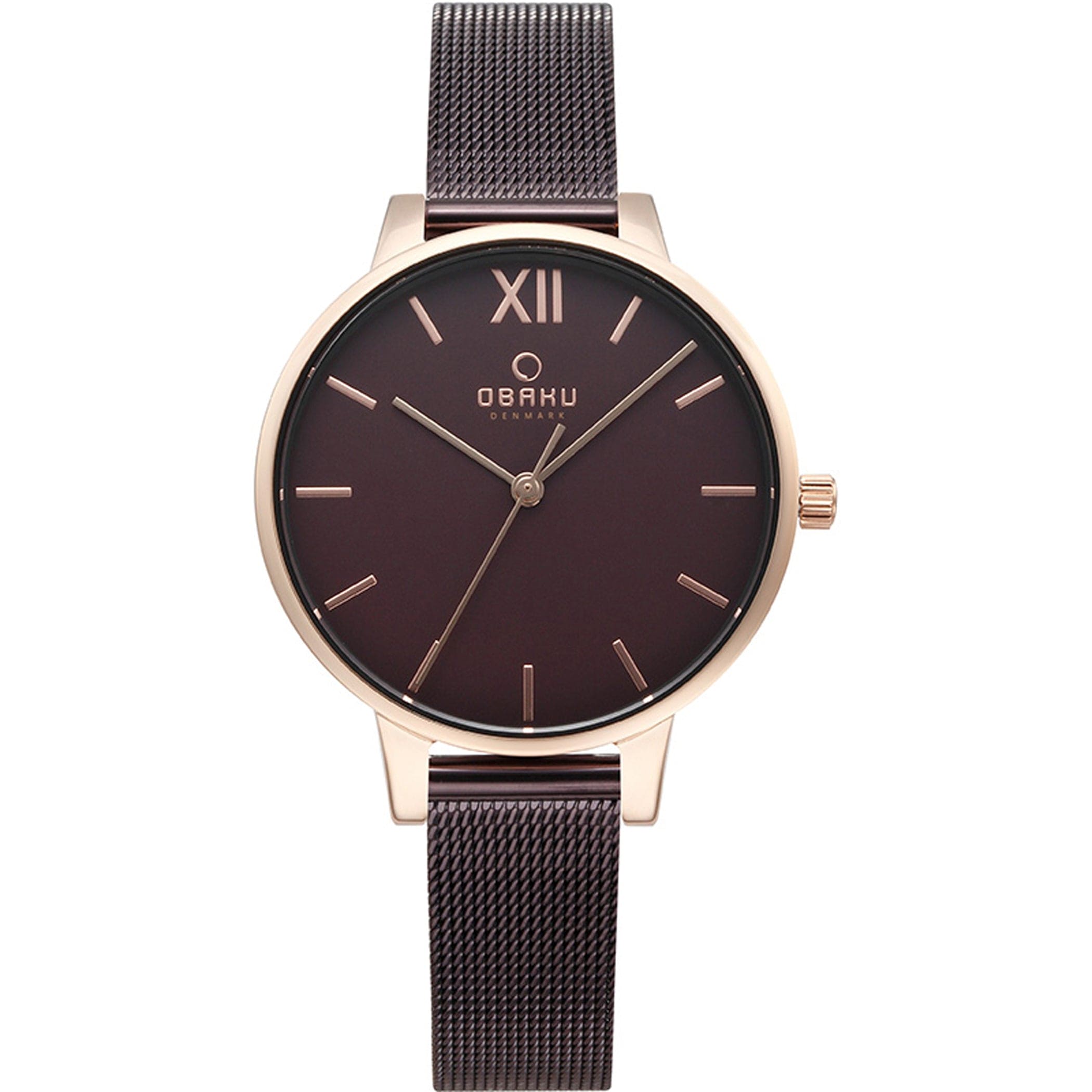 Obaku Liv Walnut Quartz Women's Watch - V209LXVNMN