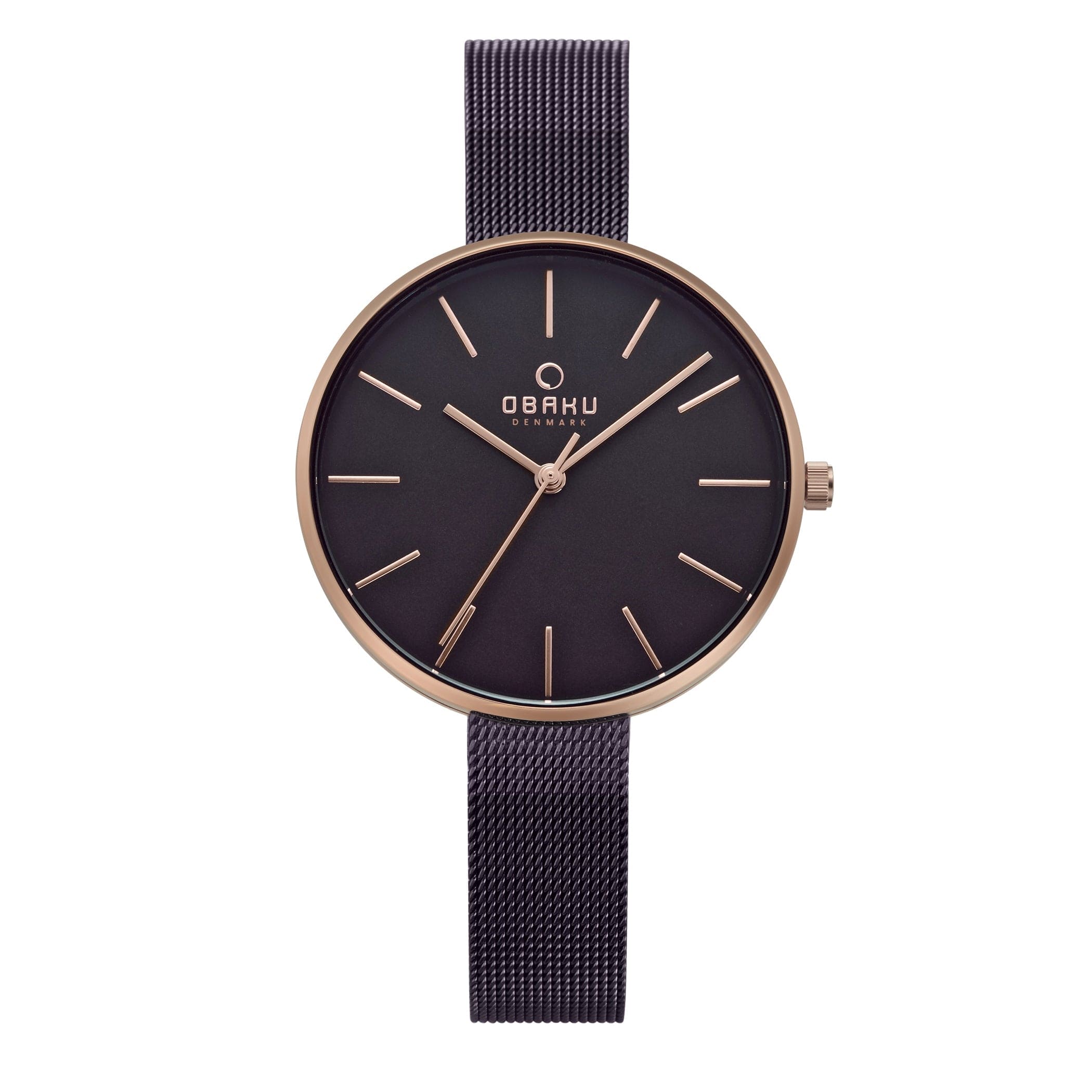 Obaku Viol Walnut Quartz Women's Watch - V211LXVNMN