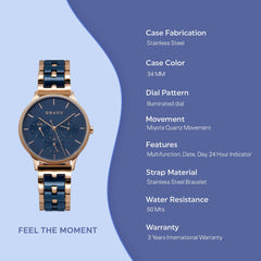 Obaku Lind Sunset Multifunction Women's Watch - V212LMVLSL