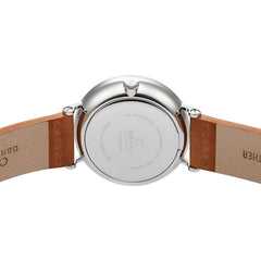 Obaku Elm Camel Dual Time Men's Watch - V213GUCURZ