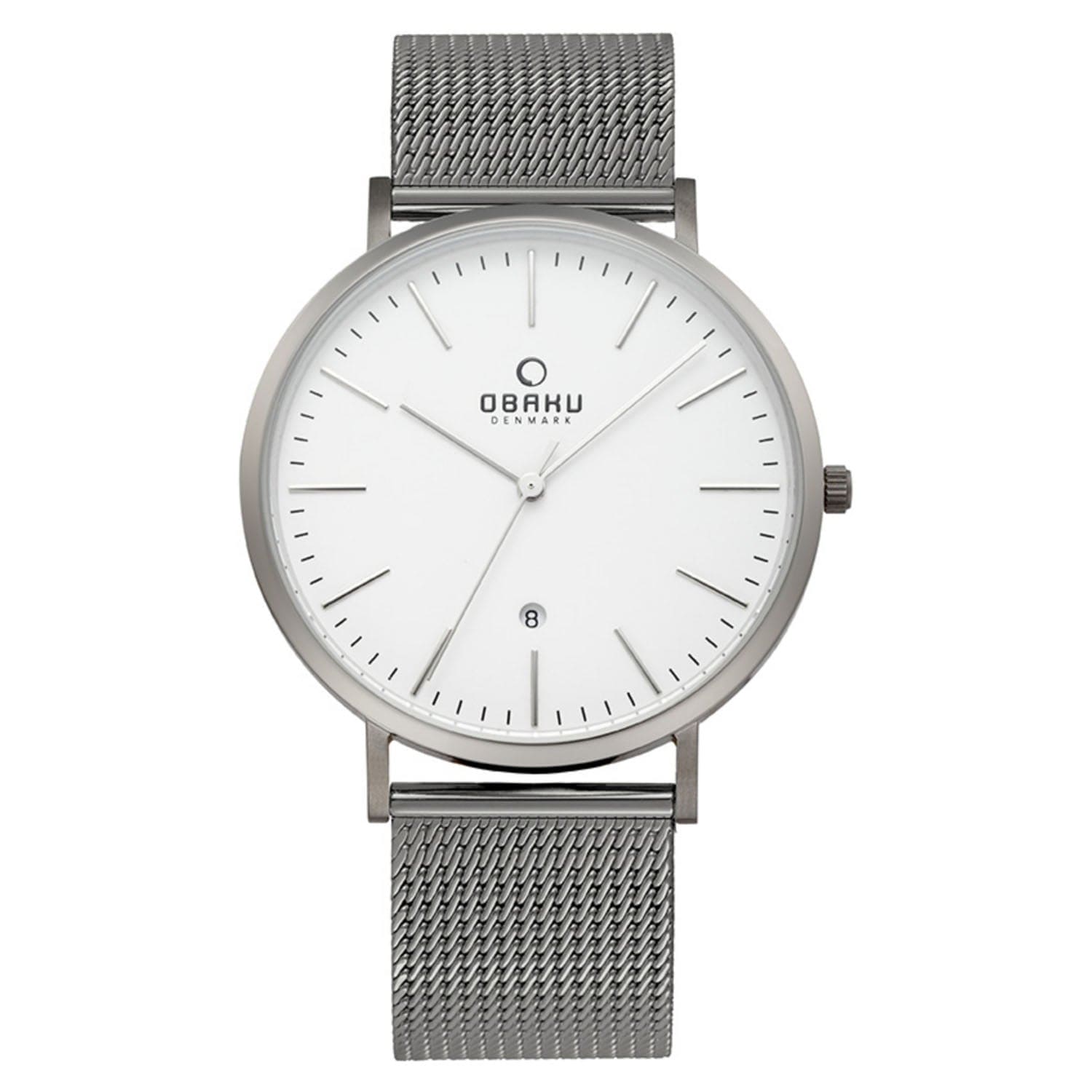 Obaku Havre Titanium Quartz Men's Watch - V215GDTIMJ