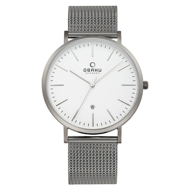 Obaku Havre Titanium Quartz Men's Watch - V215GDTIMJ