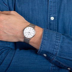Obaku Havre Titanium Quartz Men's Watch - V215GDTIMJ