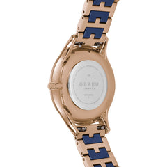 Obaku Fin Sunset Quartz MOP Women's Watch - V217LXVLSL