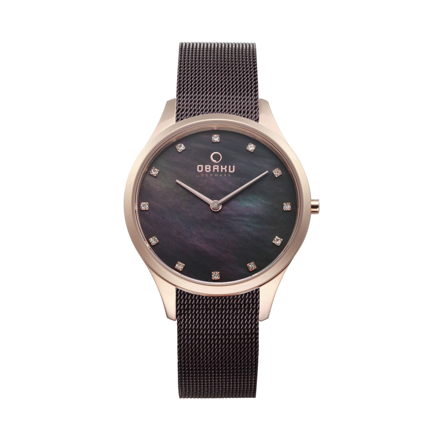 Obaku Fin Walnut Quartz Women's Watch -  V217LXVNMN