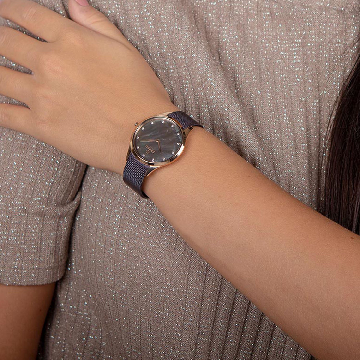 Obaku Fin Walnut Quartz Women's Watch -  V217LXVNMN