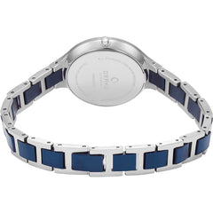 Obaku Iris Bluesteel Quartz MOP Women's Watch - V218LXCLSL