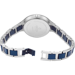 Obaku Iris Bluesteel Quartz MOP Women's Watch - V218LXCLSL