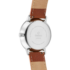 Obaku Nordlys Camel Solar Quartz Men's Watch - V222GRCJRZ