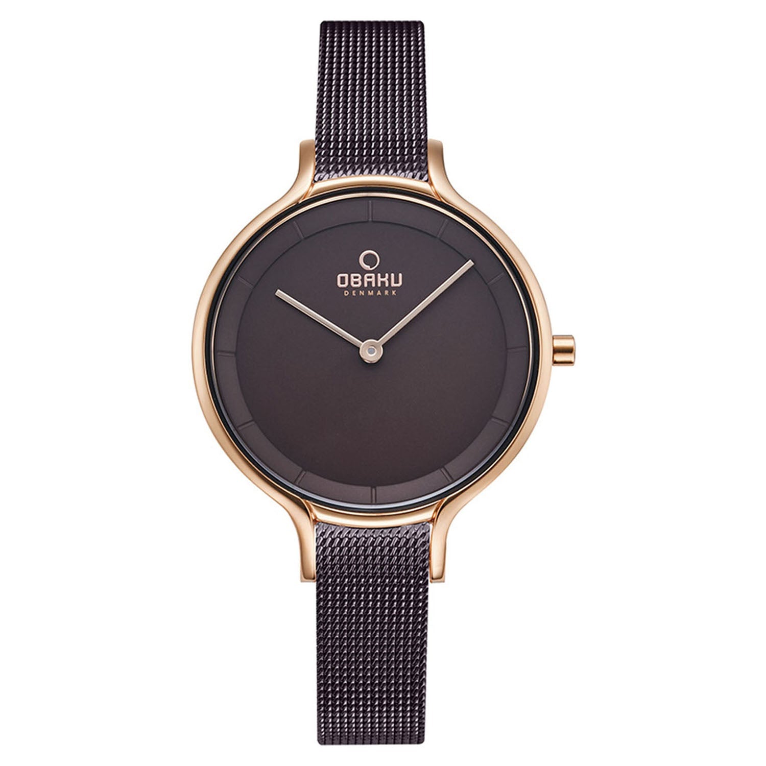 Obaku Kyst-Walnut Quartz Women's Watch - V228LXVNMN