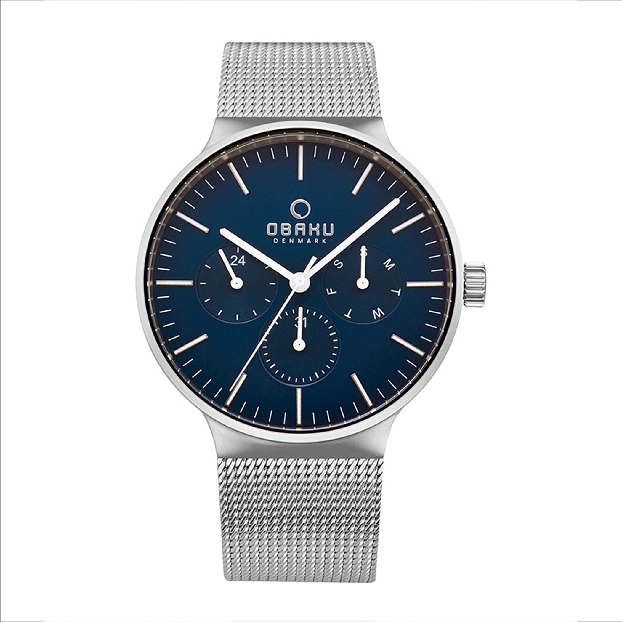 Obaku Mos-Cyan Multifunction Men's Watch - V229GMCLMC