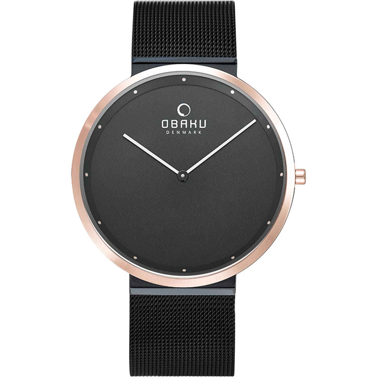Obaku Papir-Night Quartz Men's Watch - V230GXMBMB