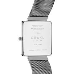 Obaku Kvadrat-Steel Quartz Women's Watch - V236LXUUMU