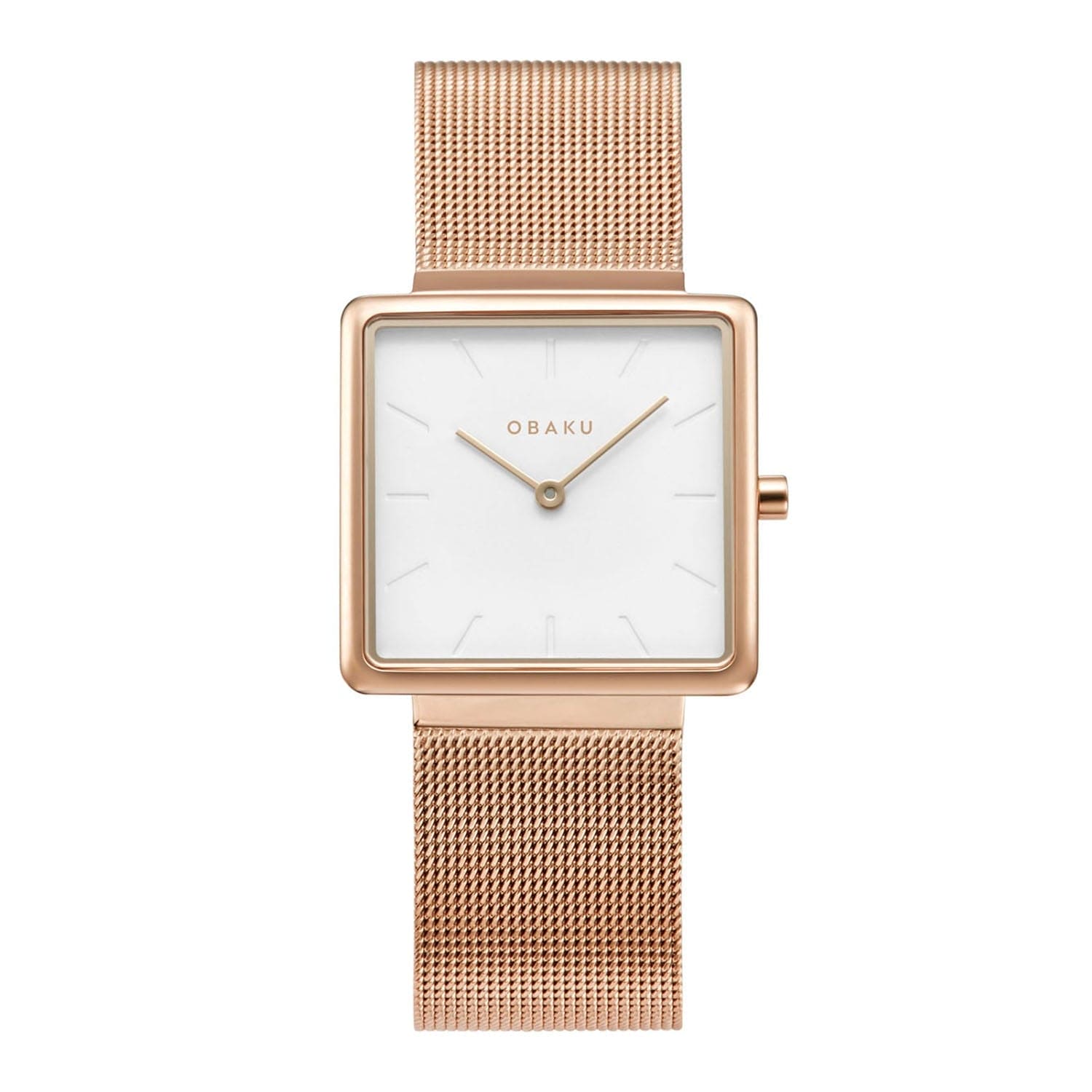 Obaku Kvadrat-Rose Quartz Women's Watch -  V236LXVIMV