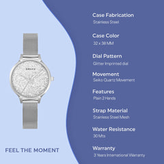 Obaku Stjerner-Steel Quartz Women's Watch - V238LXCWMC