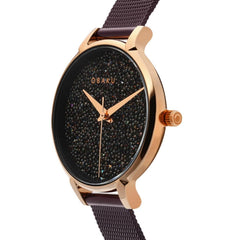 Obaku Stjerner-Walnut Crystal Quartz Women's Watch - V238LXVNMN