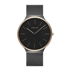 Obaku Ark Night Quartz Men's Watch -  V240GXMBMB