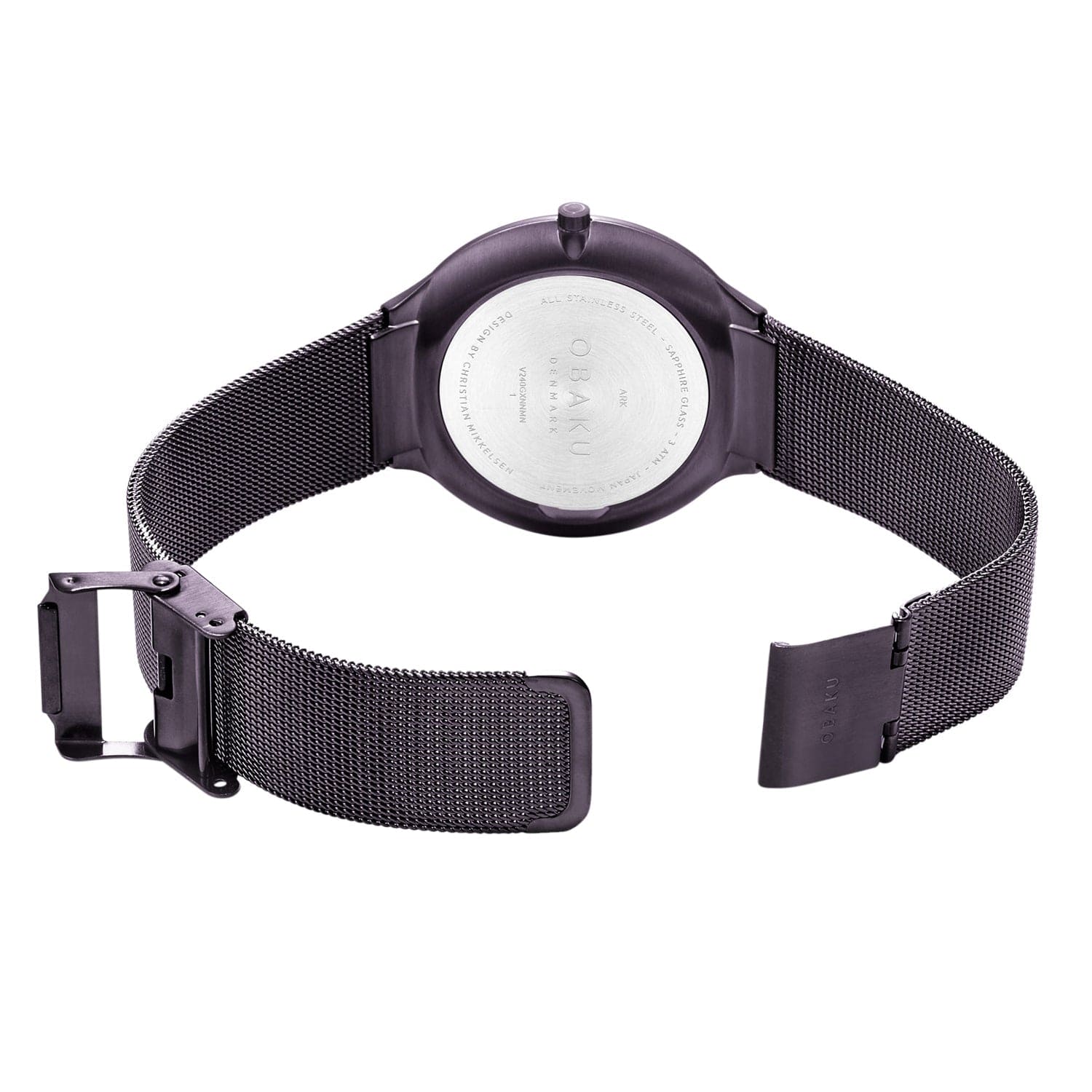 Obaku Ark Brunette Quartz Men's Watch -  V240GXNNMN