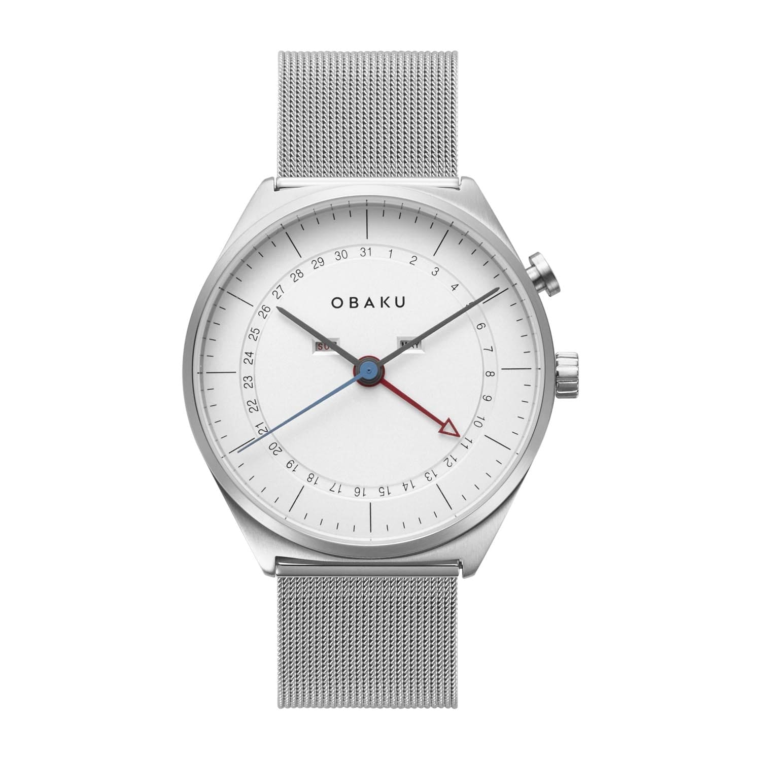 Obaku Dato Steel Multifunction Men's Watch - V242GMCIMC