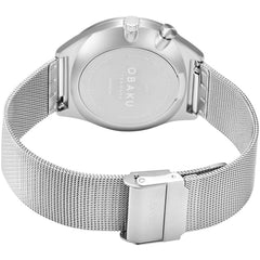 Obaku Dato Steel Multifunction Men's Watch - V242GMCIMC