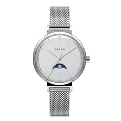 Obaku Maane Steel Moonphase Women's Watch - V243LMCIMC