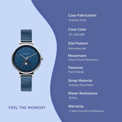 Obaku Maane Arctic Multifunction Women's Watch - V243LMCLML