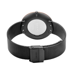 Obaku Trae Charcoal Quartz Men's Watch -  V245GXBBMB